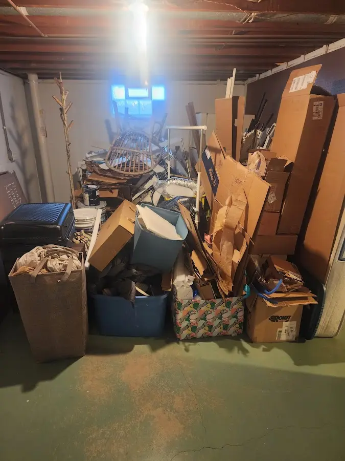 Roll-off dumpster container at job site for Construction Dumpster Rental in West Cocalico